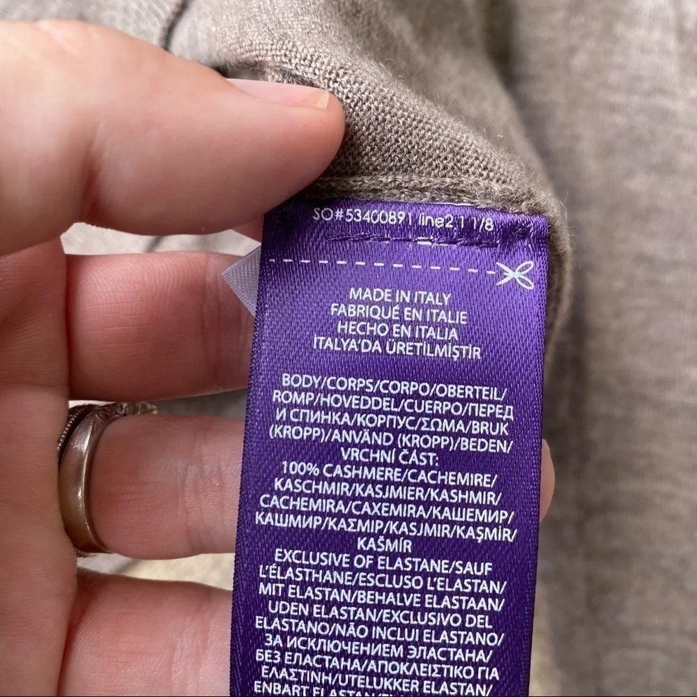 Ralph Lauren Purple Label Cashmere Sweater